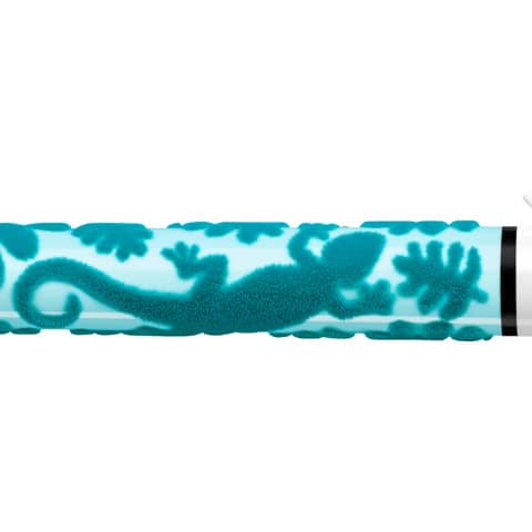 Penna a sfera a scatto BIC 4 Colours Velours M 1 mm in conf. 12 fantasie assortite - 9672771
